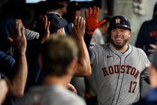 Astros limitan a Guardianes, y se imponen 5-2 en duelo entre campeones divisionales de la Americana