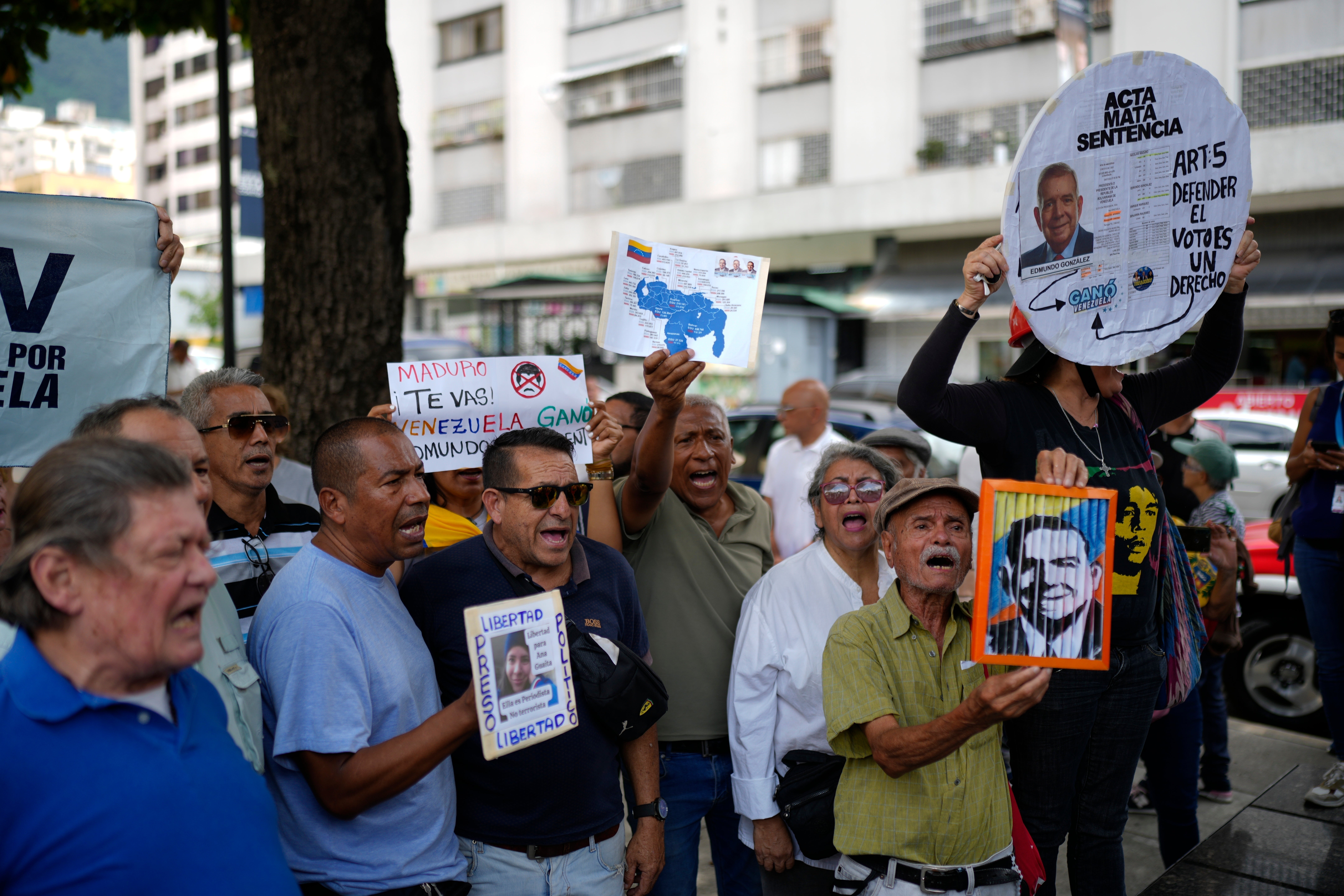 VENEZUELA-ELECCIONES-PROTESTA