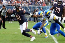 Caleb Williams lidera 4 series anotadoras y Bears vencen 24-18 a Rams