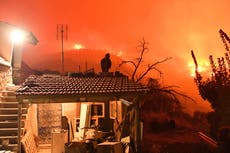 Mueren dos personas en un incendio forestal en el sur de Grecia