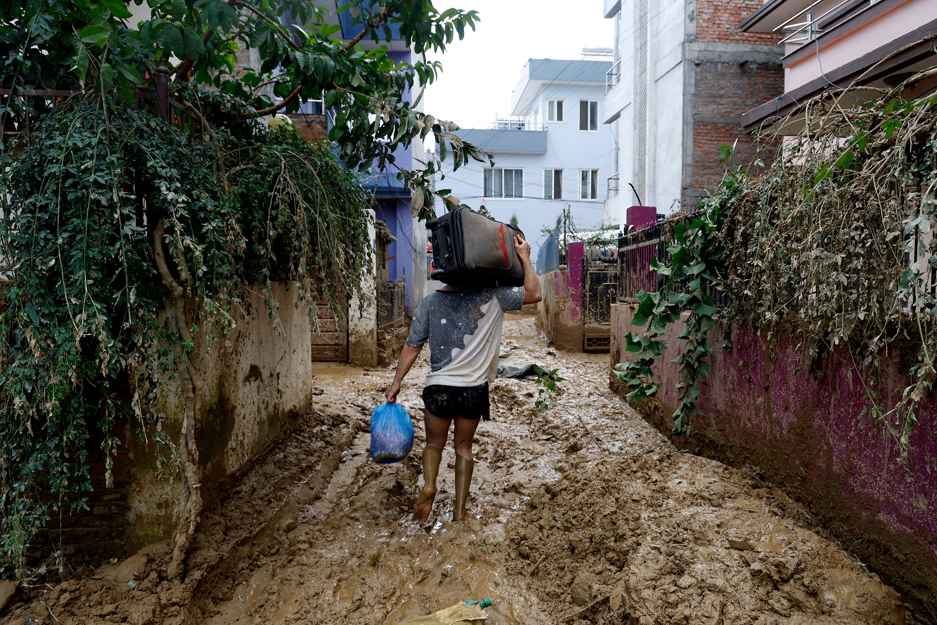 NEPAL-INUNDACIONES