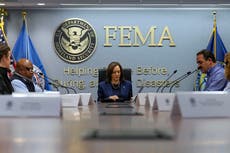 Harris visitará los lugares destrozados por el huracán Helene en Georgia y Carolina del Norte