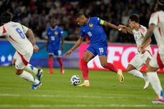 Tras reciente lesión, Francia prescinde de Mbappé para Liga de Naciones