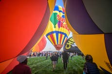 Inicia festival internacional de globos aerostáticos con ascenso de “mágica” flotilla