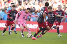 Messi ingresa como suplente en la victoria 1-0 del Inter Miami sobre Toronto