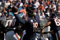 Caleb Williams y DJ Moore lideran a Bears en victoria ante Panthers, 36-10