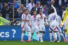 PSG empata 1-1 en Niza y Mónaco queda como líder en Francia. Tagliafico anota en victoria de Lyon