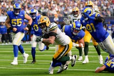 Love lanza par de pases de anotación y Packers vencen 24-19 a Rams