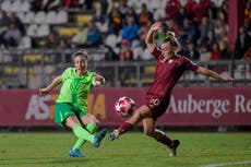 Roma sorprende a Wolfsburgo en Liga de Campeonas, mientras que Lyon y Chelsea ganan