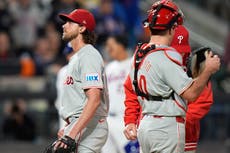 Filis quedan a una derrota de eliminación tras perder 3er juego de serie divisional ante Mets