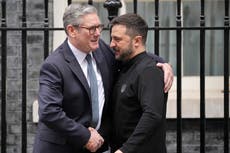 Zelenskyy visita a líderes británicos y de OTAN en busca de apoyos para plan de paz de Ucrania