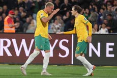 Australia reflota al vencer 3-1 a China en eliminatoria de Asia. Japón derrota 2-0 a Arabia Saudí