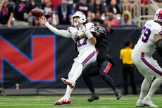 NFL siguió el protocolo de conmoción cuando el QB de Bills Josh Allen fue evaluado en Houston