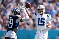 Joe Flacco lanza dos pases de TD y Colts vencen 20-17 a los Titans