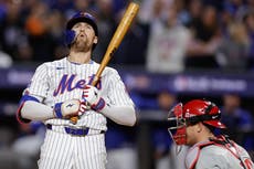 Nimmo con lesión en pie aparece en alineación de Mets para Juego 2 de la Serie de Campeonato