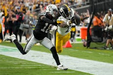 Harris y Steelers se apoyan en su furia para una victoria sobre los Raiders