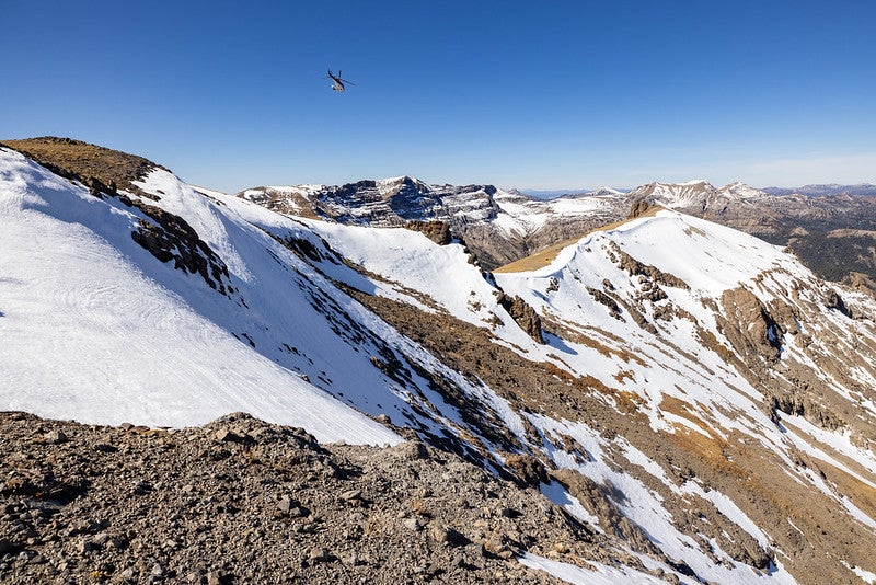 La montaña Eagle Peak, en Yellowstone, donde desapareció Austin. Los equipos de búsqueda y rescate siguen recorriendo el parque nacional estadounidense para encontrarlo