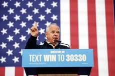 Walz revelará plan de Harris para votantes rurales en un esfuerzo para reducir el apoyo a Trump