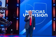 A Trump se le pidió que enumerara tres cualidades de Harris y su respuesta fue parecida a la de ella