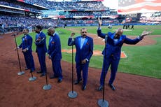 The Temptations animan a fanáticos de Mets pero fundador admite que es seguidor de Dodgers