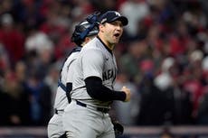 Yankees anotan 2 ante Clase en la 9na, vencen a Guardianes y están a un paso de Serie Mundial