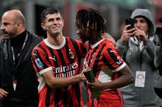 Milan cambia de alineación y vence 1-0 al Udinese en la Serie A