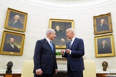 Biden está "sumamente preocupado" por difusión de planes secretos de Israel para atacar Irán