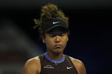 Osaka se perderá el resto de la temporada de WTA por lesión en la espalda