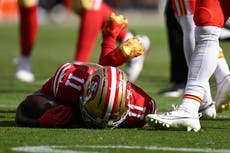 Pruebas confirman lesión de rodilla de Brandon Aiyuk de 49ers, poniendo fin a su temporada