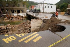 Un condado de Carolina del Norte contabilizó 30 muertes de más por el huracán Helene