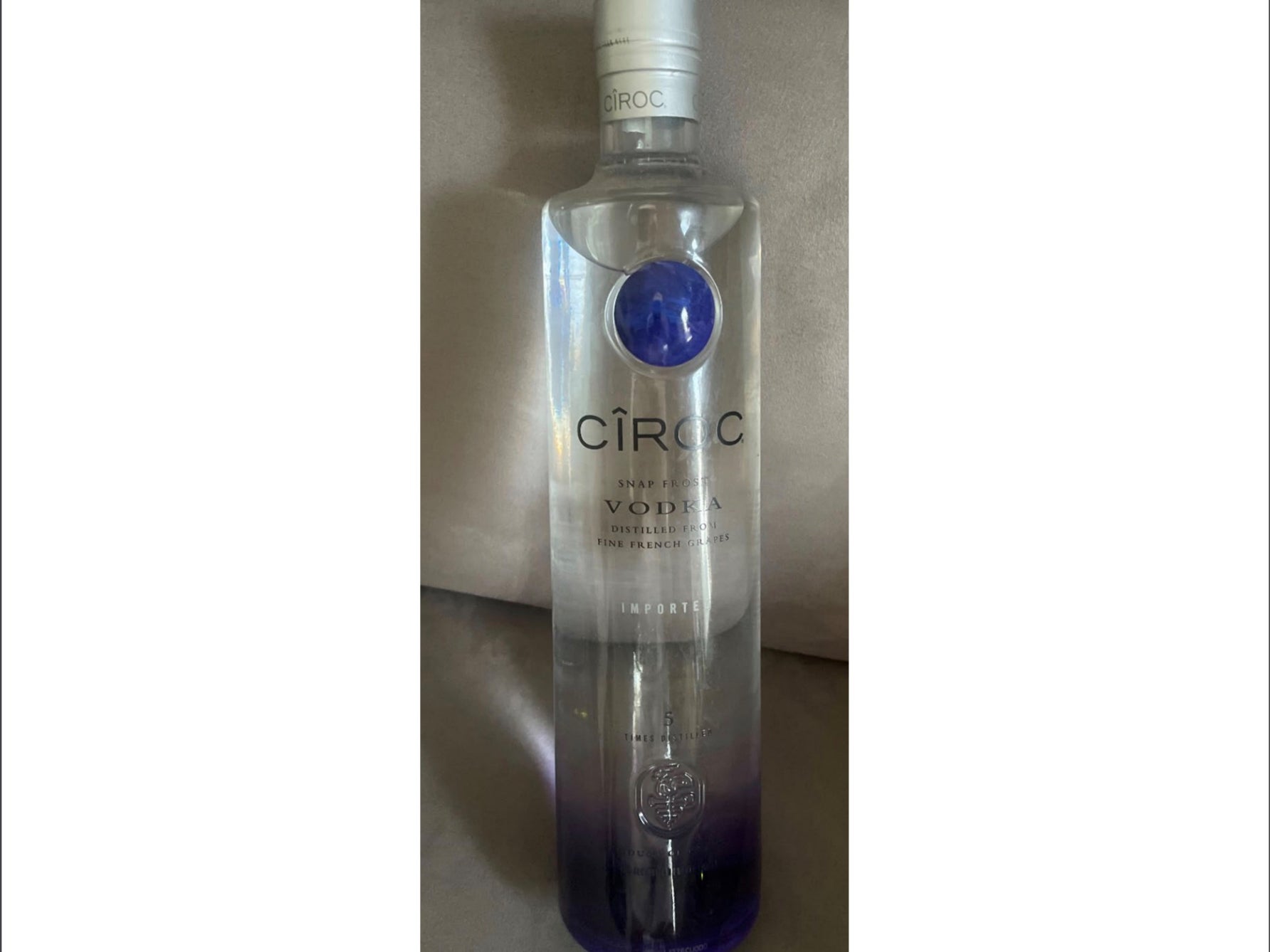 Una botella de Ciroc de la fiesta