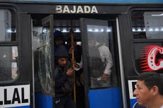 Tercer paro del transporte público en un mes en protesta por el alza de la delincuencia en Perú