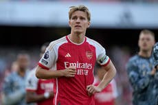 Ødegaard cerca de volver con el Arsenal, pero no está seguro para enfrentar al Liverpool