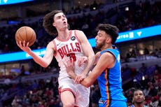 Thunder vence sin problemas 114-95 a Bulls en su primer duelo en casa