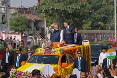 Los líderes de India y España inauguran la primera planta privada de aviones militares en India