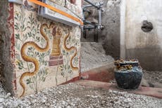 Encuentran “pequeña” casa en Pompeya llena de detalles decorativos y pinturas