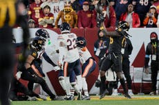 Bears: Stevenson se disculpa con su equipo por descuido en Hail Mary en la derrota ante Washington