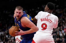 Con 40 puntos de Jokic, Nuggets remotan déficit de 15 y ganan por primera vez al vencer a Raptors