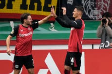 Leverkusen continúa la defensa de su título de Copa con triunfo 3-0 ante Elversberg