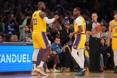 LeBron y Bronny podrían volver a jugar juntos con los Lakers en visita a Cleveland