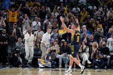 Siakam aporta 29 puntos y triple decisivo para victoria de Pacers sobre Celtics, 135-132 en alague