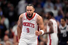 Green y Sengun ayudan a Rockets, que resisten ante Mavericks y ganan 108-102