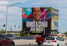 Puerto Rico se prepara para día electoral mientras un candidato de tercer partido hace historia