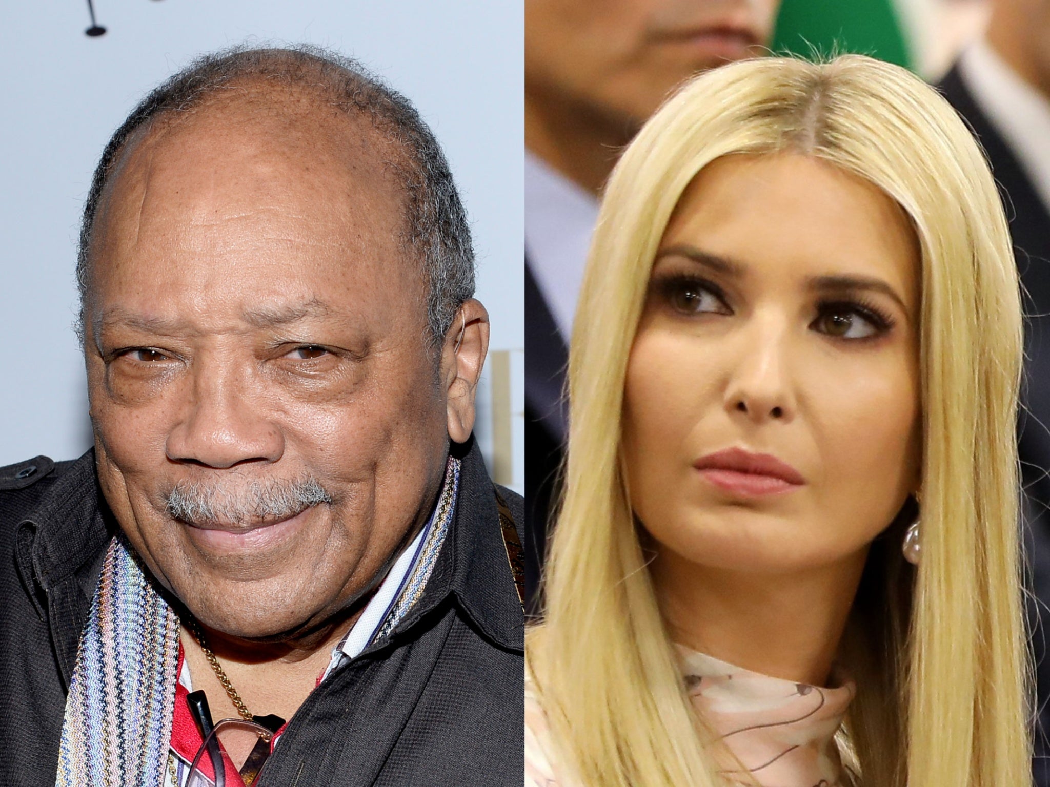 Quincy Jones e Ivanka Trump