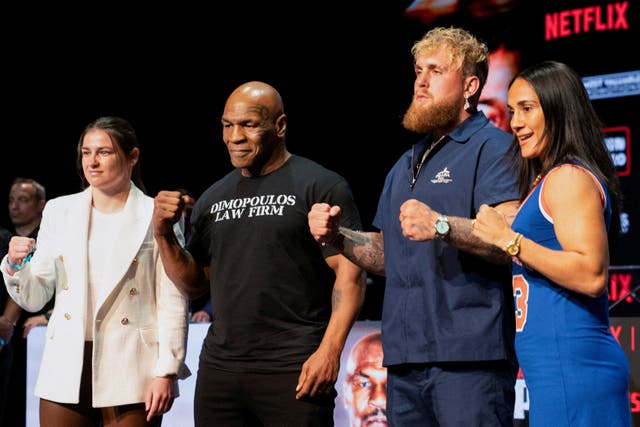 <p>Katie Taylor y Amanda Serrano pelearán antes del combate entre Mike Tyson y Jake Paul </p>