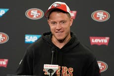 Christian McCaffrey vuelve a entrenar con 49ers tras lesión en tendón de Aquiles