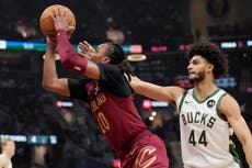 Garland anota 39 y Cavaliers mejoran a 8-0 con victoria 116-114 sobre Bucks sin Giannis