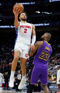 Cunningham logra 3er triple doble de su carrera en triunfo de Pistons 115-103 sobre Lakers