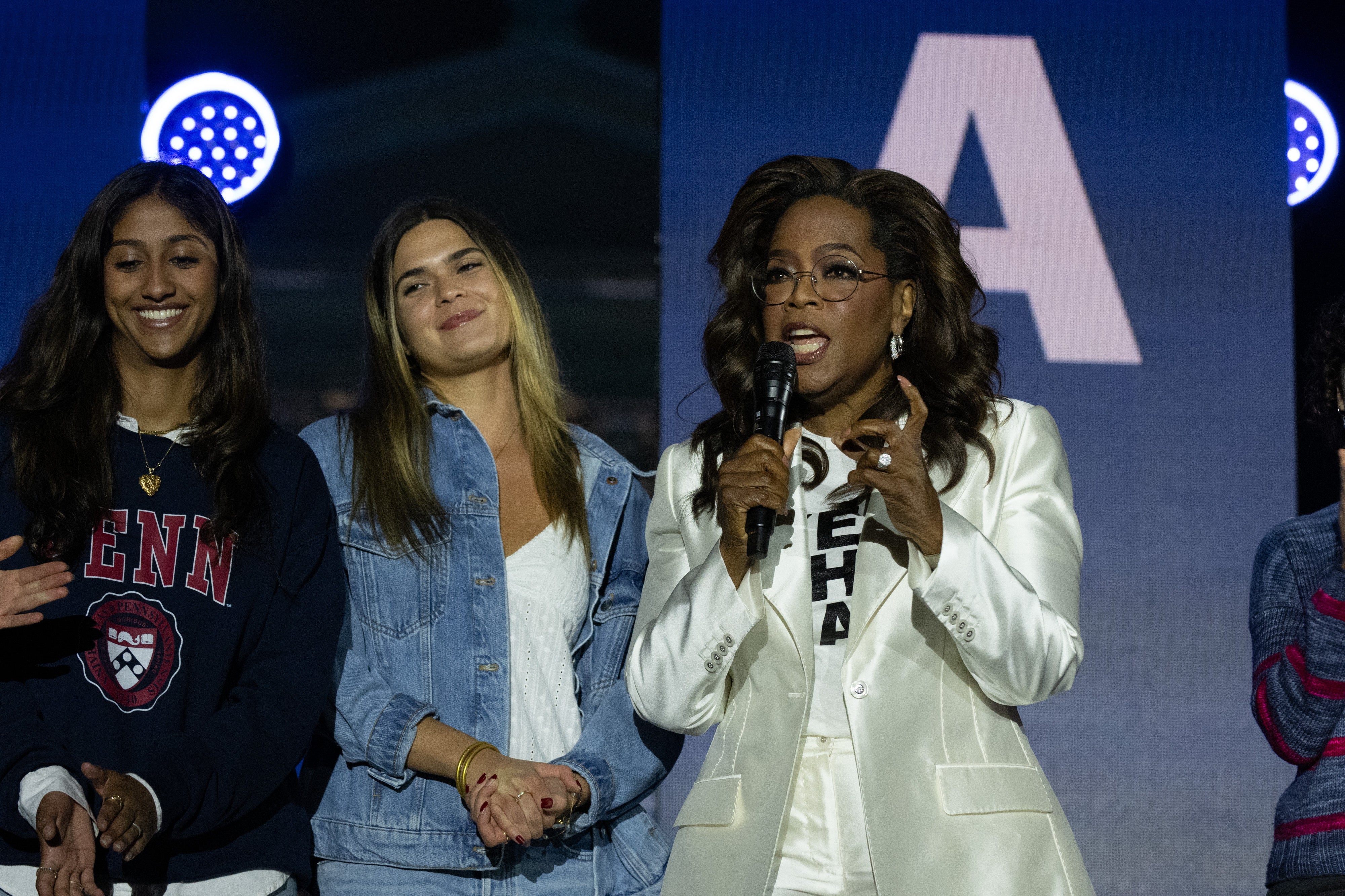 Oprah ha sido una de las personalidades que ha apoyado a la candidata demócrata