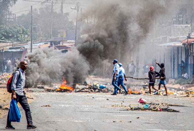 MOZAMBIQUE-PROTESTAS